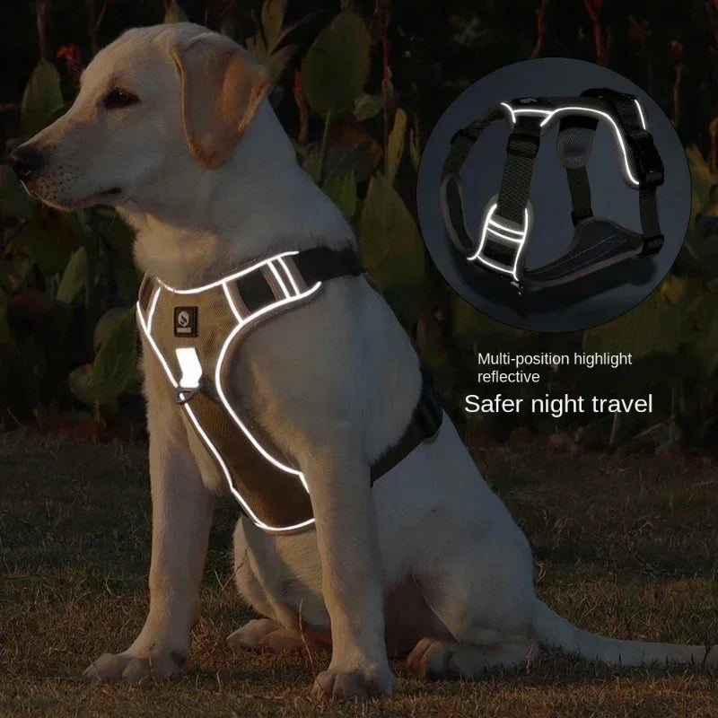 Reflective No Pull Dog Harness - Blue