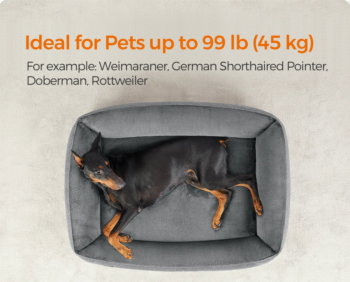 Linen-Look XXL Dog Sofa Bed