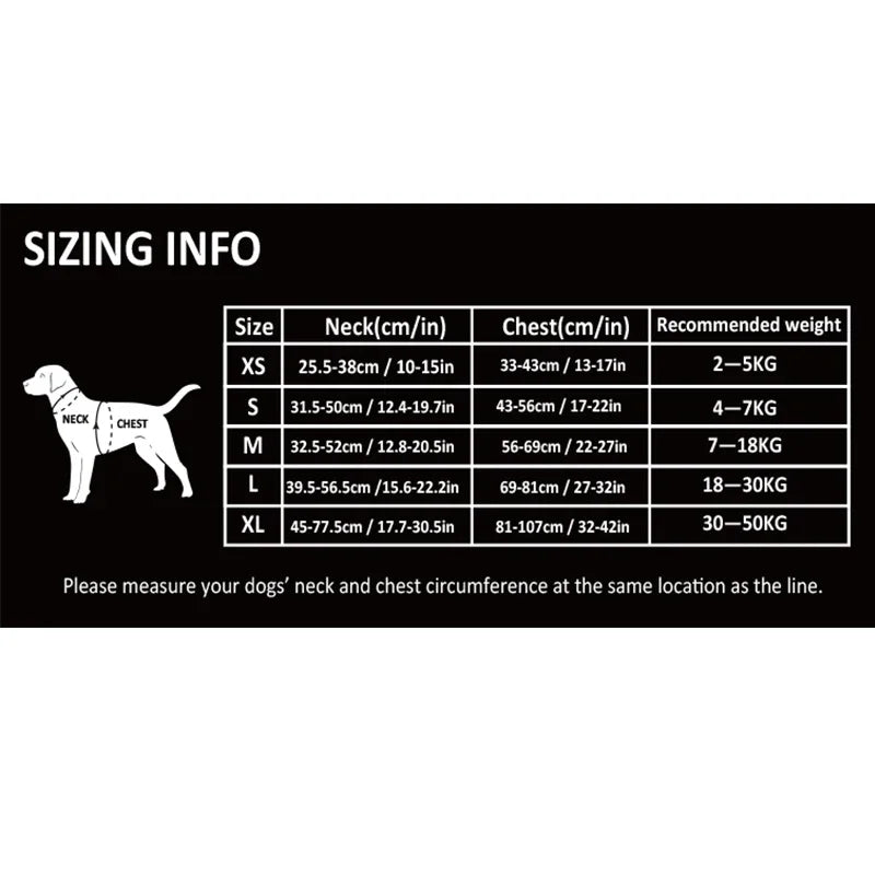 Reflective No-Pull Dog Harness.