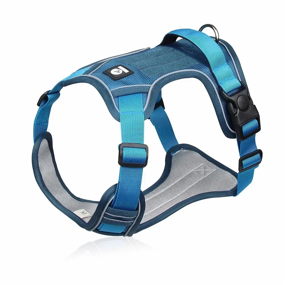 Reflective No Pull Dog Harness - Blue